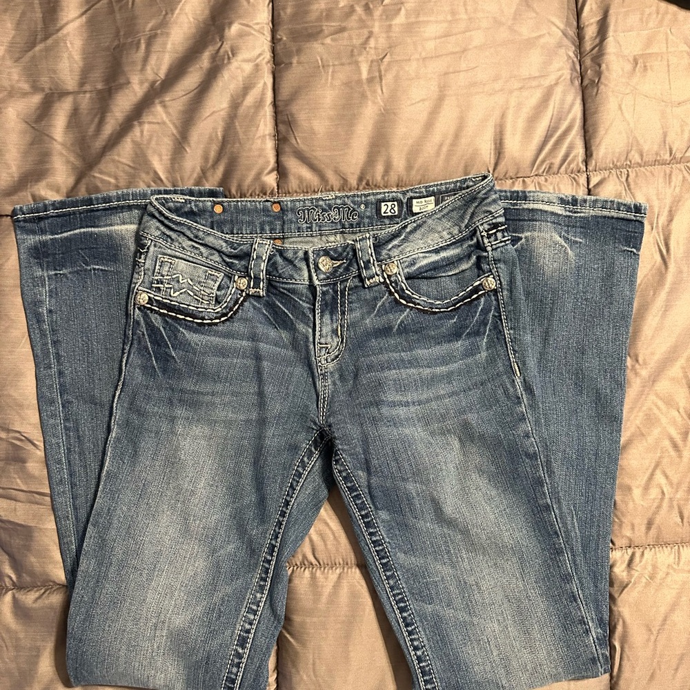 Miss me jeans. Size 28. Mid-Rise. Boot.